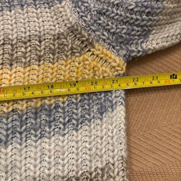 Barbour Hive Knitted Sweater Womens 10 Multicolor Striped Wool Blend Long Sleeve - Picture 9 of 10